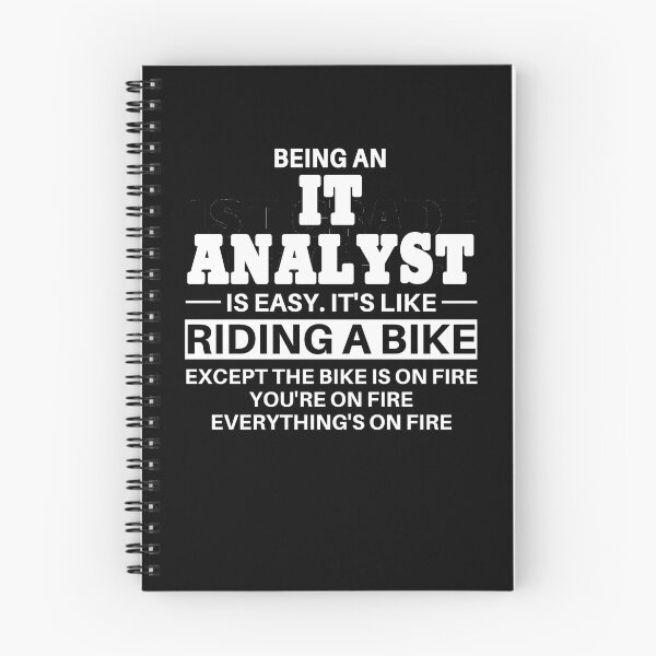 Item preview, IT Analyst Riding A Bike designed and sold by clickmostro.