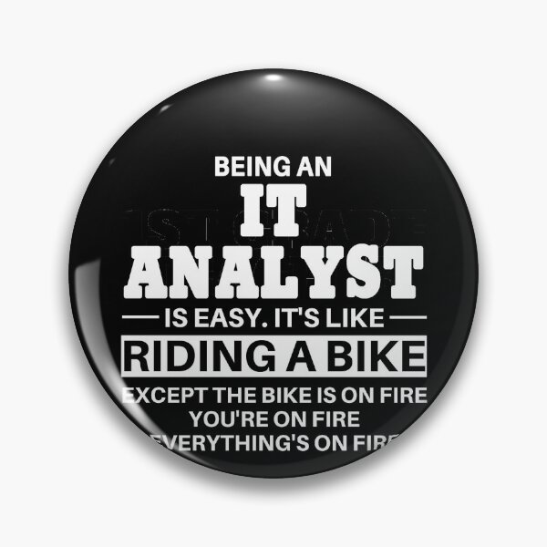 Item preview, IT Analyst Riding A Bike designed and sold by clickmostro.