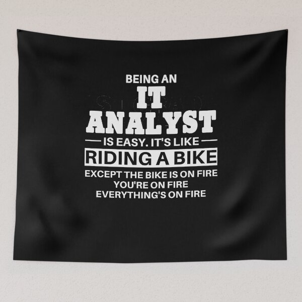 Item preview, IT Analyst Riding A Bike designed and sold by clickmostro.