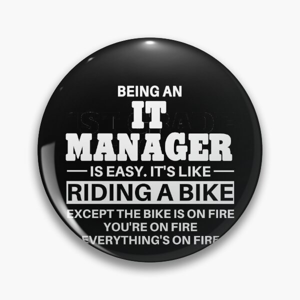 Item preview, IT Manager Riding A Bike designed and sold by clickmostro.