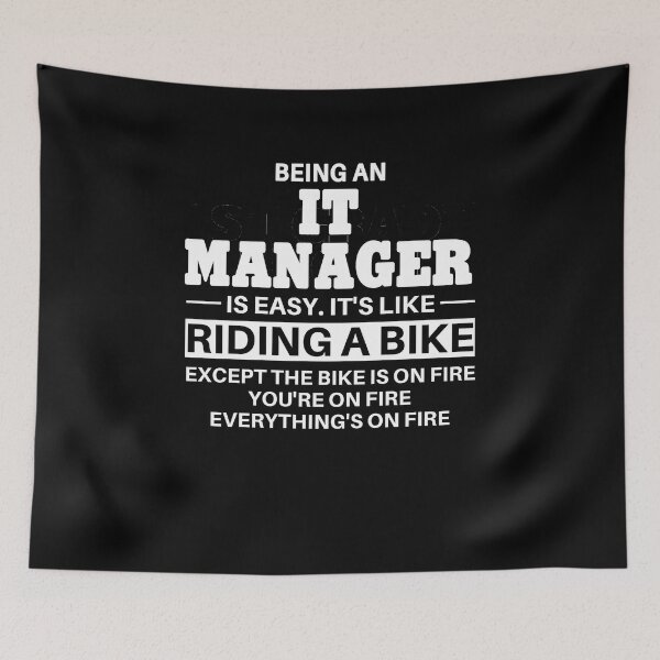 Item preview, IT Manager Riding A Bike designed and sold by clickmostro.