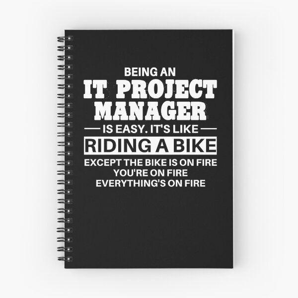 Item preview, IT Project Manager Riding A Bike designed and sold by clickmostro.
