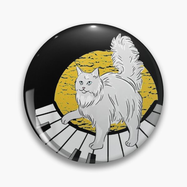 Item preview, Cat Piano Player Pianist Keyboard designed and sold by hilllhvdclark.