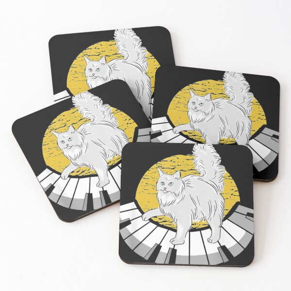 Item preview, Cat Piano Player Pianist Keyboard designed and sold by hilllhvdclark.