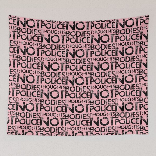 Item preview, Police Thoughts, Not Bodies designed and sold by EdgeTees.