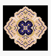Pansy Pixel Puke Photographic Print
