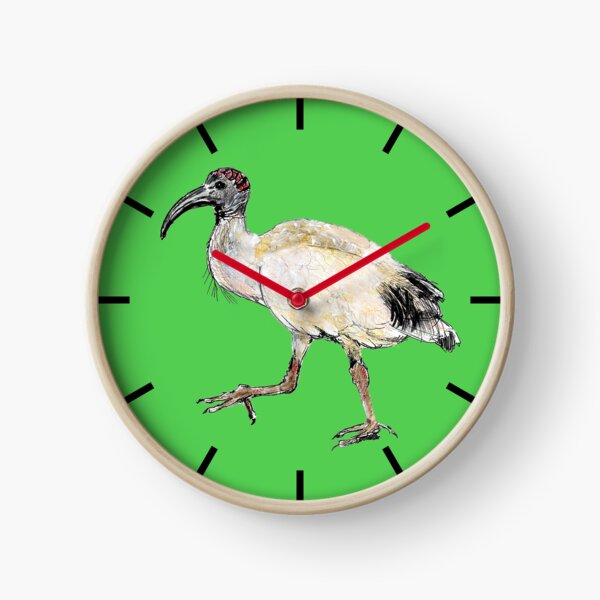 Sacred Ibis Clock