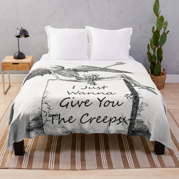 Item preview, I Just Wanna Give You The Creeps - funny spooky Halloween gifts for October designed and sold by merchfun2.