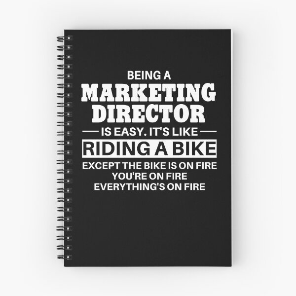 Item preview, Marketing Director Riding A Bike designed and sold by clickmostro.