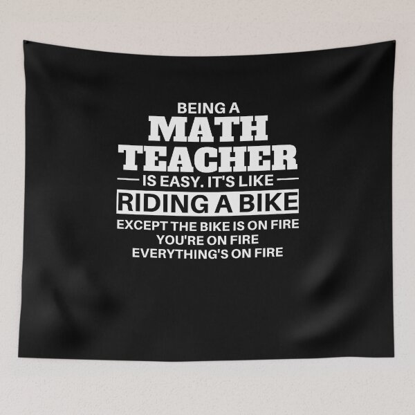 Item preview, Math Teacher Riding A Bike designed and sold by clickmostro.