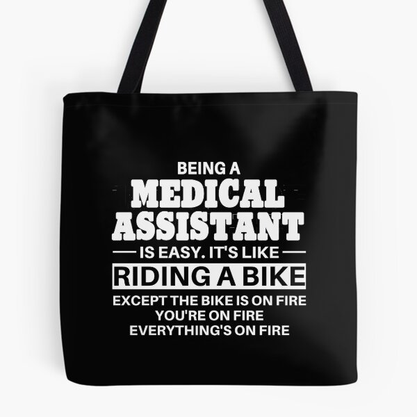 Item preview, Medical Assistant Riding A Bike designed and sold by clickmostro.