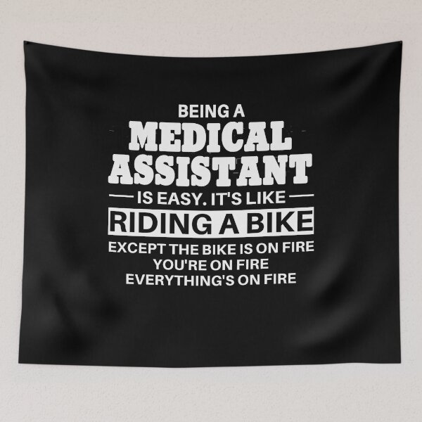 Item preview, Medical Assistant Riding A Bike designed and sold by clickmostro.