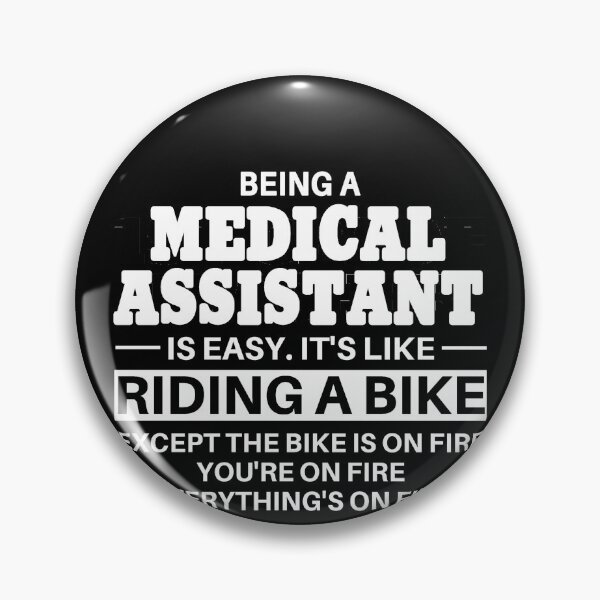 Item preview, Medical Assistant Riding A Bike designed and sold by clickmostro.