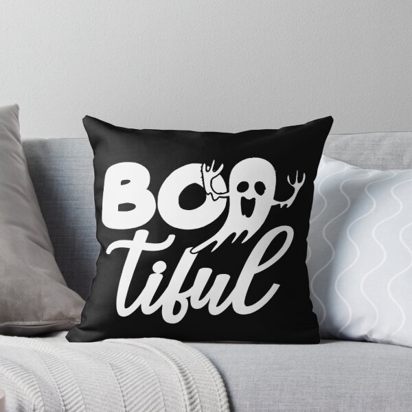Item preview, Bootiful - Halloween - Black and White with a Ghost designed and sold by hasbeenz.