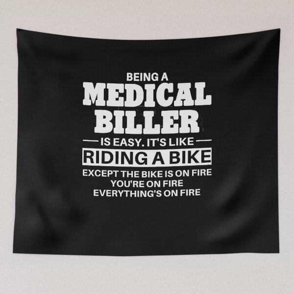 Item preview, Medical Biller Riding A Bike designed and sold by clickmostro.