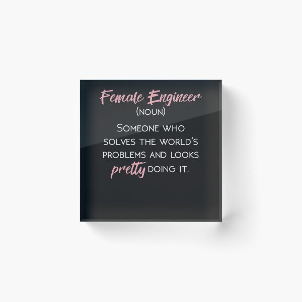 Item preview, Female Engineer Definition Funny designed and sold by SoniaSoto.