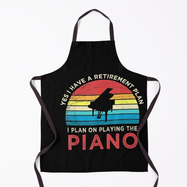 Item preview, Retirement Plan Playing Piano designed and sold by hilllhvdclark.