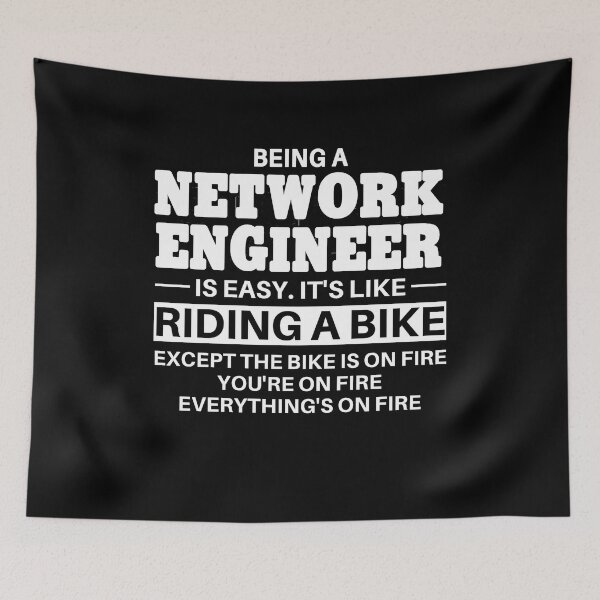 Item preview, Network Engineer Riding A Bike designed and sold by clickmostro.