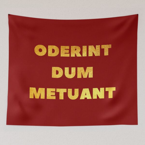 Item preview, Let them hate, so long as they fear. ODERINT DUM METUANT (4) designed and sold by DotorEaon.