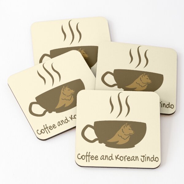 Item preview, Coffee and Korean Jindo designed and sold by Crystarowz.
