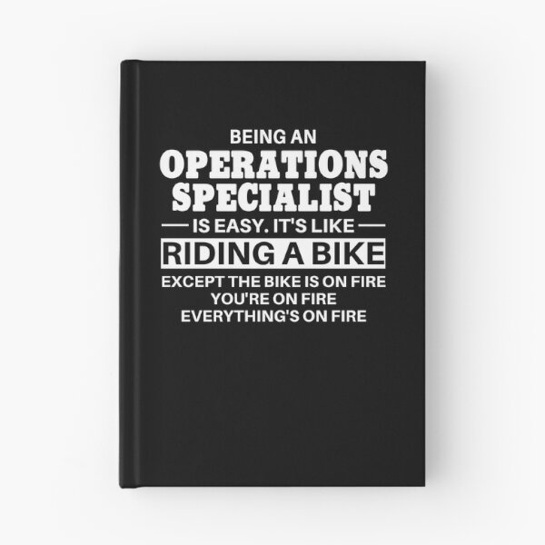 Item preview, Operations Specialist Riding A Bike designed and sold by clickmostro.