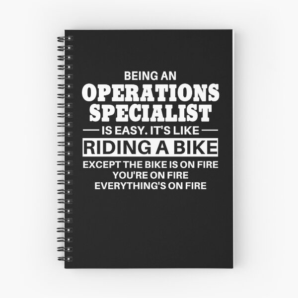 Item preview, Operations Specialist Riding A Bike designed and sold by clickmostro.