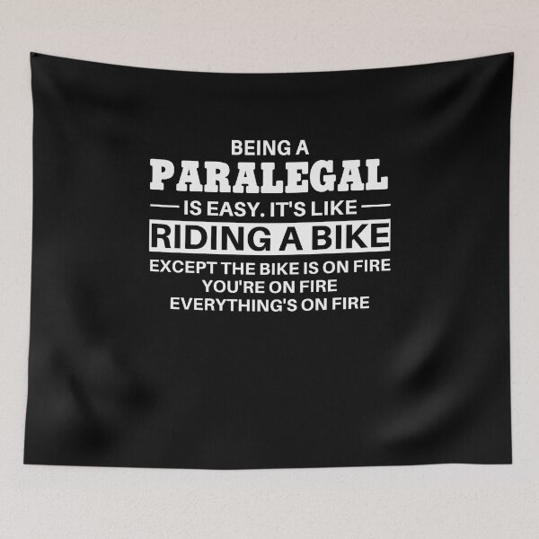 Item preview, Paralegal Riding A Bike designed and sold by clickmostro.