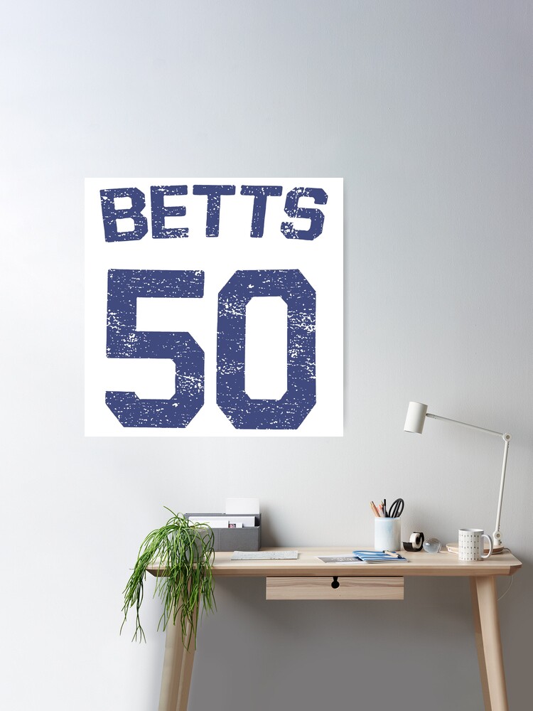 mookie betts 50 Poster for Sale by absolutestudio