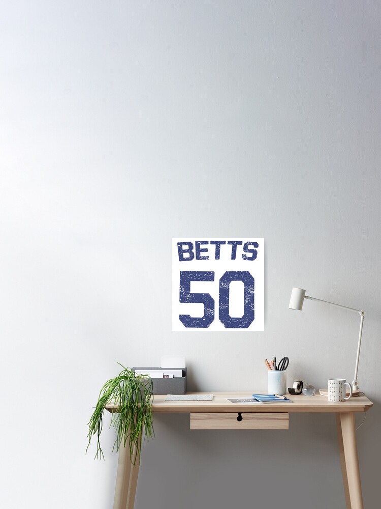 mookie betts 50 Poster for Sale by absolutestudio