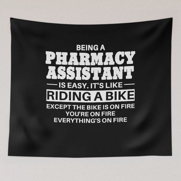 Item preview, Pharmacy Assistant Riding A Bike designed and sold by clickmostro.
