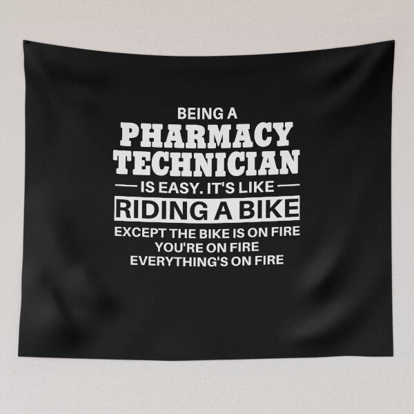 Item preview, Pharmacy Technician Riding A Bike designed and sold by clickmostro.