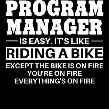 Artwork thumbnail, Program Manager Riding A Bike by clickmostro