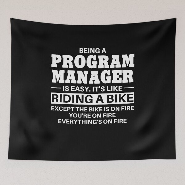 Item preview, Program Manager Riding A Bike designed and sold by clickmostro.