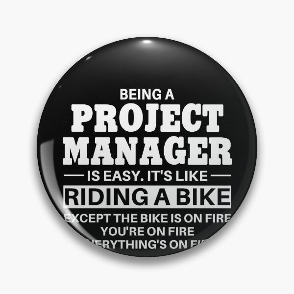 Item preview, Project Manager Riding A Bike designed and sold by clickmostro.