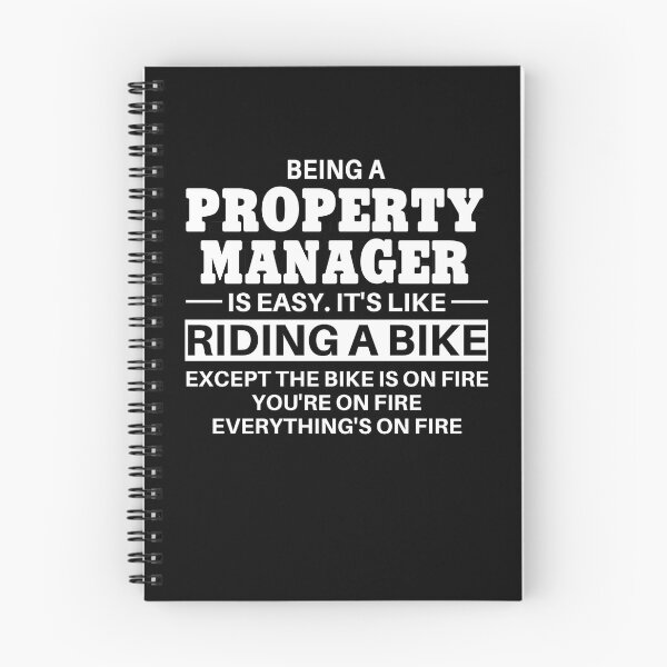 Item preview, Property Manager Riding A Bike designed and sold by clickmostro.