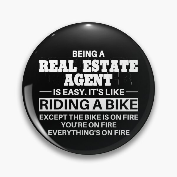 Item preview, Real Estate Agent Riding A Bike designed and sold by clickmostro.