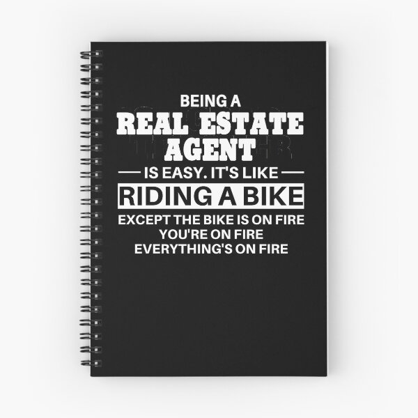 Item preview, Real Estate Agent Riding A Bike designed and sold by clickmostro.