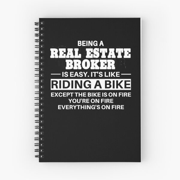 Item preview, Real Estate Broker Riding A Bike designed and sold by clickmostro.