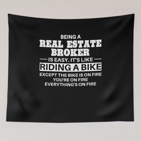Item preview, Real Estate Broker Riding A Bike designed and sold by clickmostro.