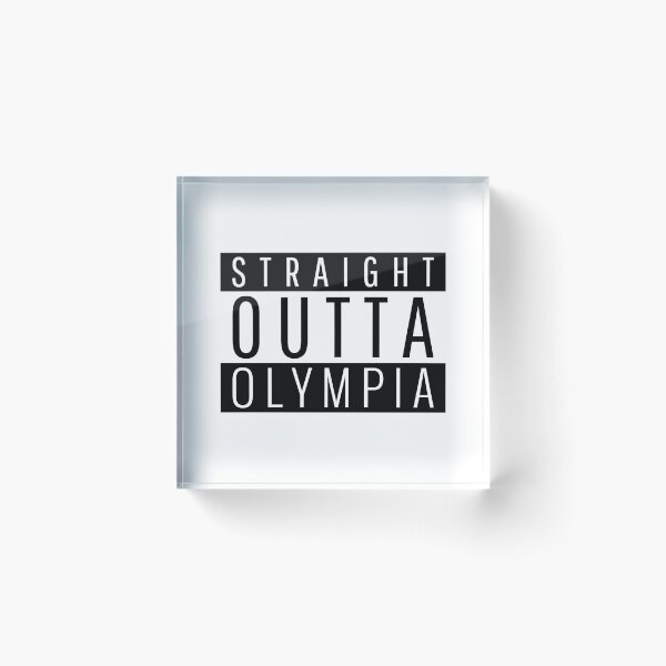 Item preview, Straight Outta Olympia Washington  designed and sold by Teelogic.