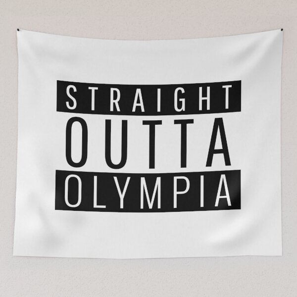 Item preview, Straight Outta Olympia Washington  designed and sold by Teelogic.