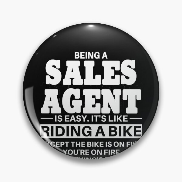 Item preview, Sales Agent Riding A Bike designed and sold by clickmostro.