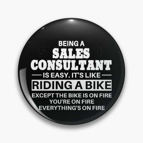 Item preview, Sales Consultant Riding A Bike designed and sold by clickmostro.