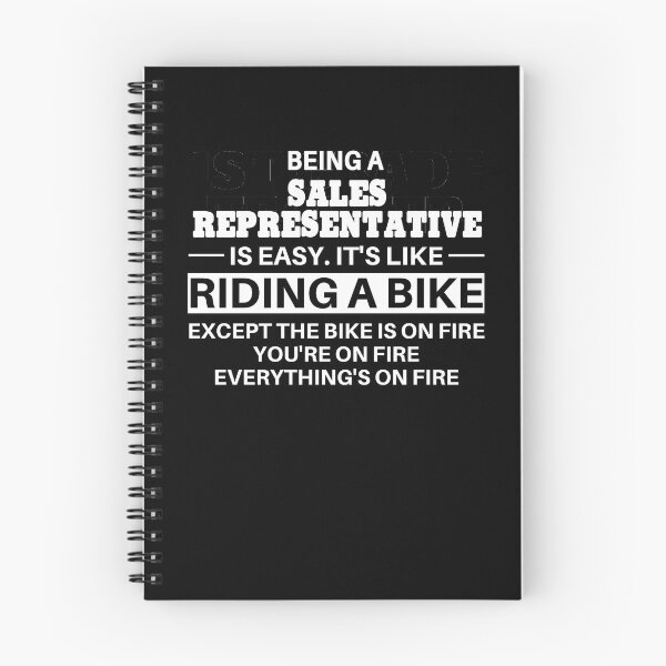Item preview, Sales Representative Riding A Bike designed and sold by clickmostro.