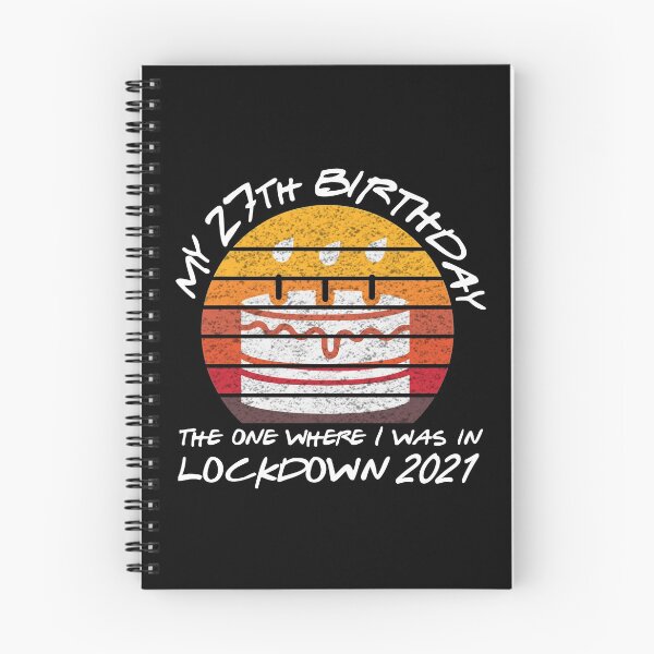 Item preview, My 27th Birthday - 2021 The One Where I was in lockdown retro sunset designed and sold by REApparelCo.
