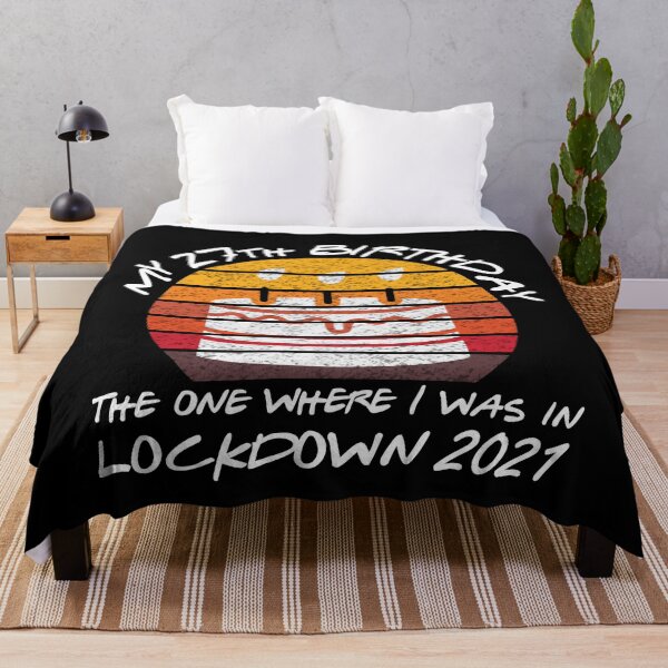 Item preview, My 27th Birthday - 2021 The One Where I was in lockdown retro sunset designed and sold by REApparelCo.