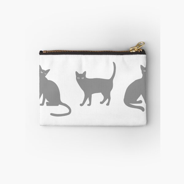 Item preview, Cute Three Silver Elegant Cats standing and looking designed and sold by Black Maverik Estore.