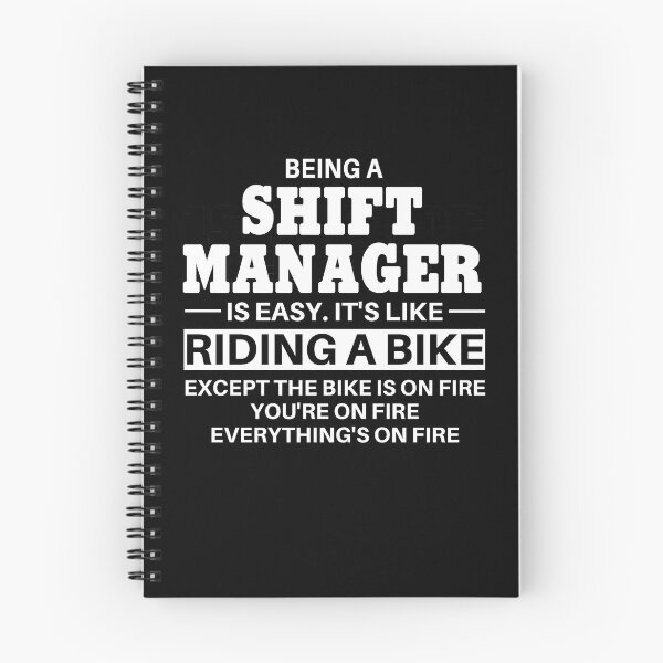 Item preview, Shift Manager Riding A Bike designed and sold by clickmostro.