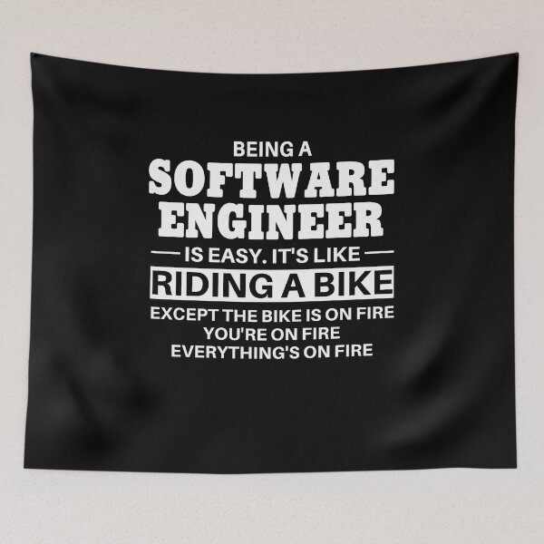 Item preview, Software Engineer Riding A Bike designed and sold by clickmostro.