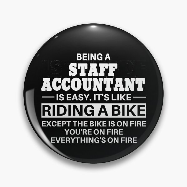 Artikelvorschau, Staff Accountant Riding A Bike entworfen und verkauft von clickmostro.